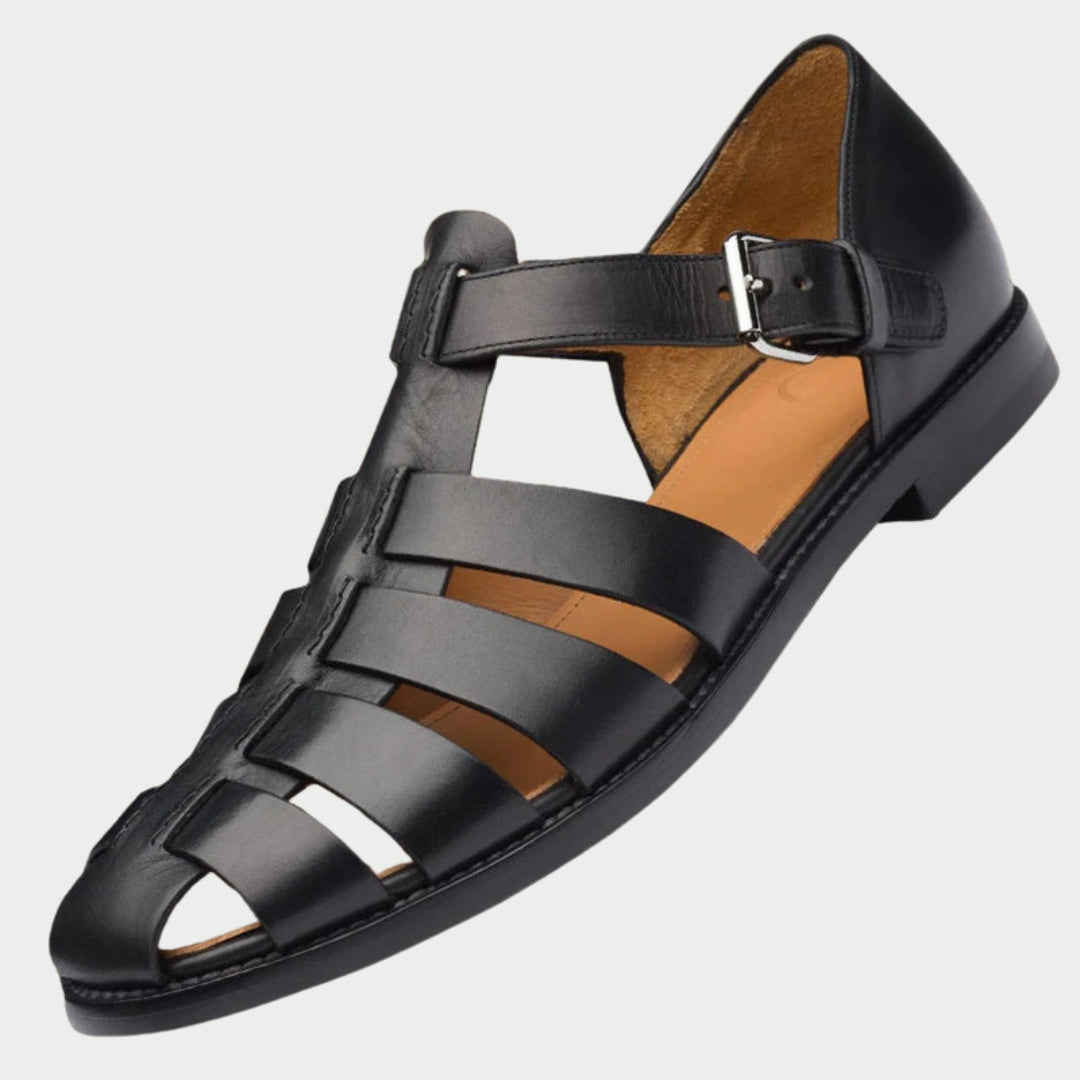 Alevia™ | Premium Leren Sandalen voor Heren