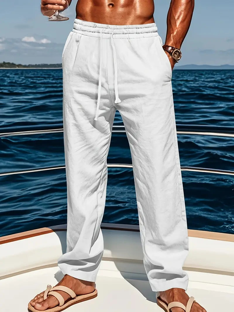 Lucas™ | Elegante Linnen Zomerbroek