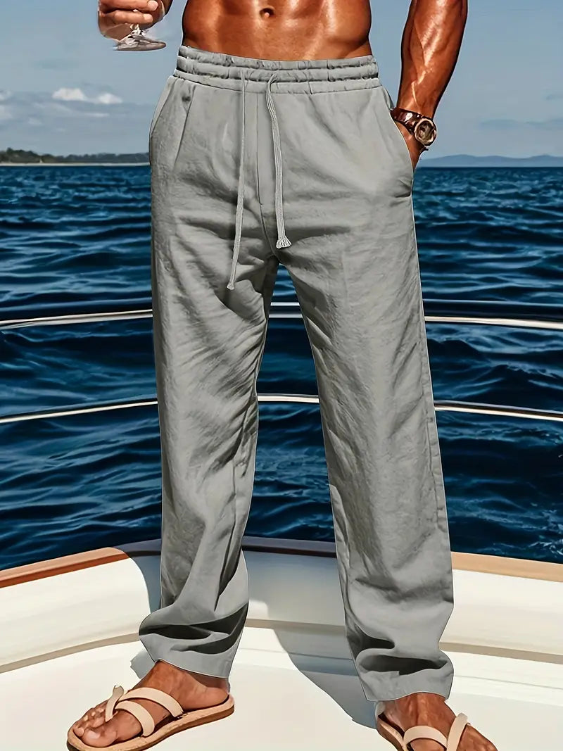Lucas™ | Elegante Linnen Zomerbroek