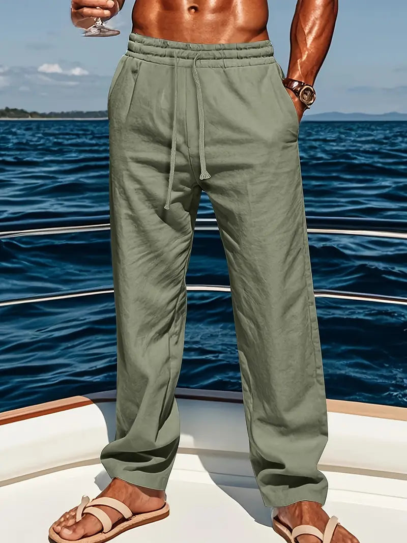 Lucas™ | Elegante Linnen Zomerbroek