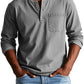 Koen™ | Tijdloze Longsleeve met Henley-hals