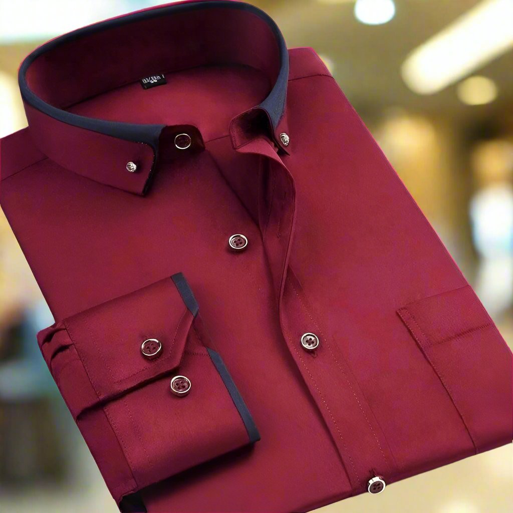 David™ | Klassiek Shirt met Lange mouwen