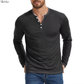 Dennis™ | Stijlvolle Longsleeve met V-hals