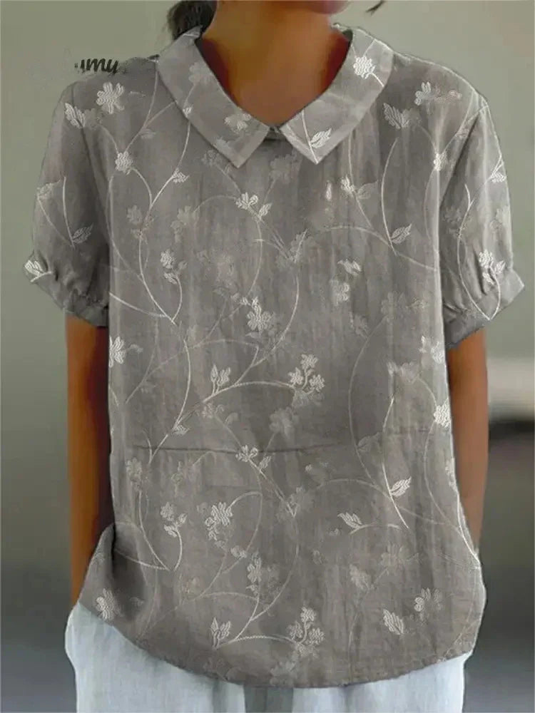 Karla™ | Bloemige Elegante Blouse