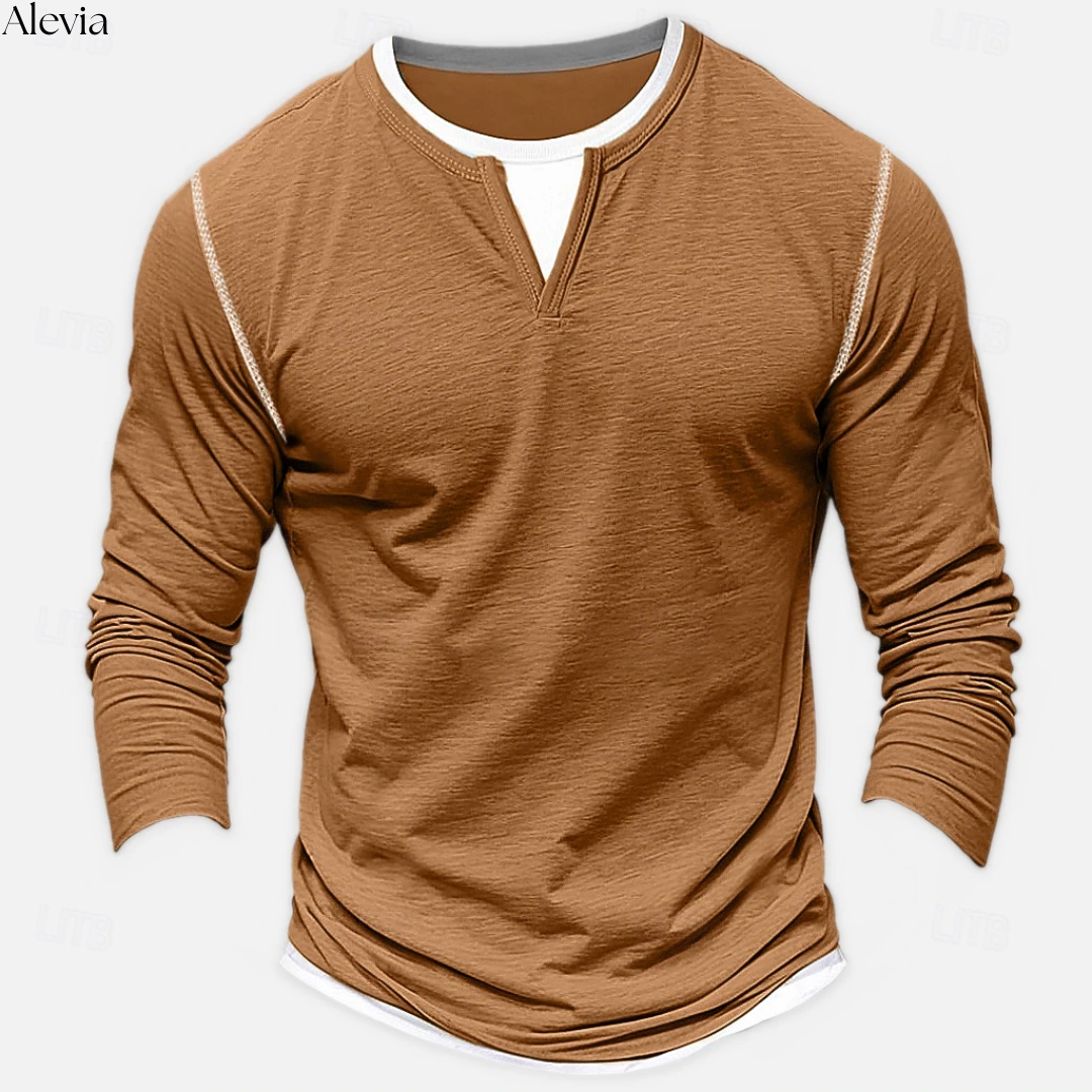 Joris™ | Gelaagd V-hals T-shirt