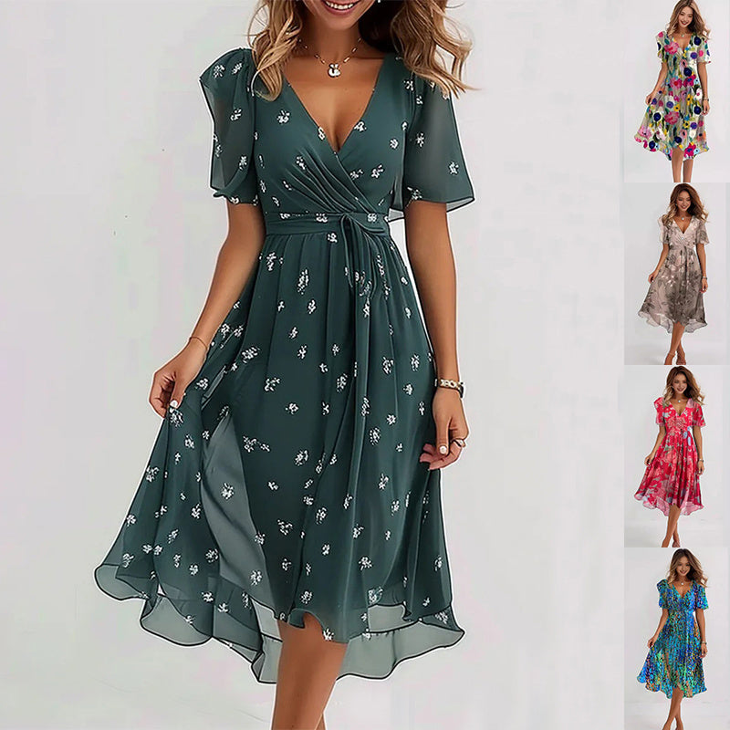Grace ™ | Elegante jurk met korte mouwen