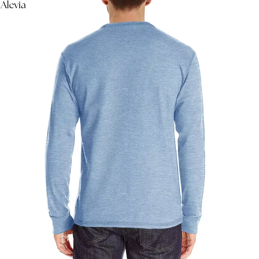 Jesse™ | Tijdloze Longsleeve met Knopen