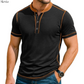 Niels™ | Stijlvolle T-shirt met Henley-hals