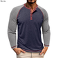 Dylan™ | Stijlvolle Longsleeve met Henley-hals