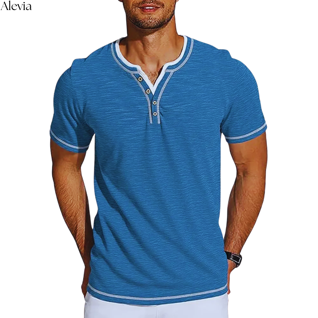 Dennis™ | Stijlvolle T-shirt met V-hals