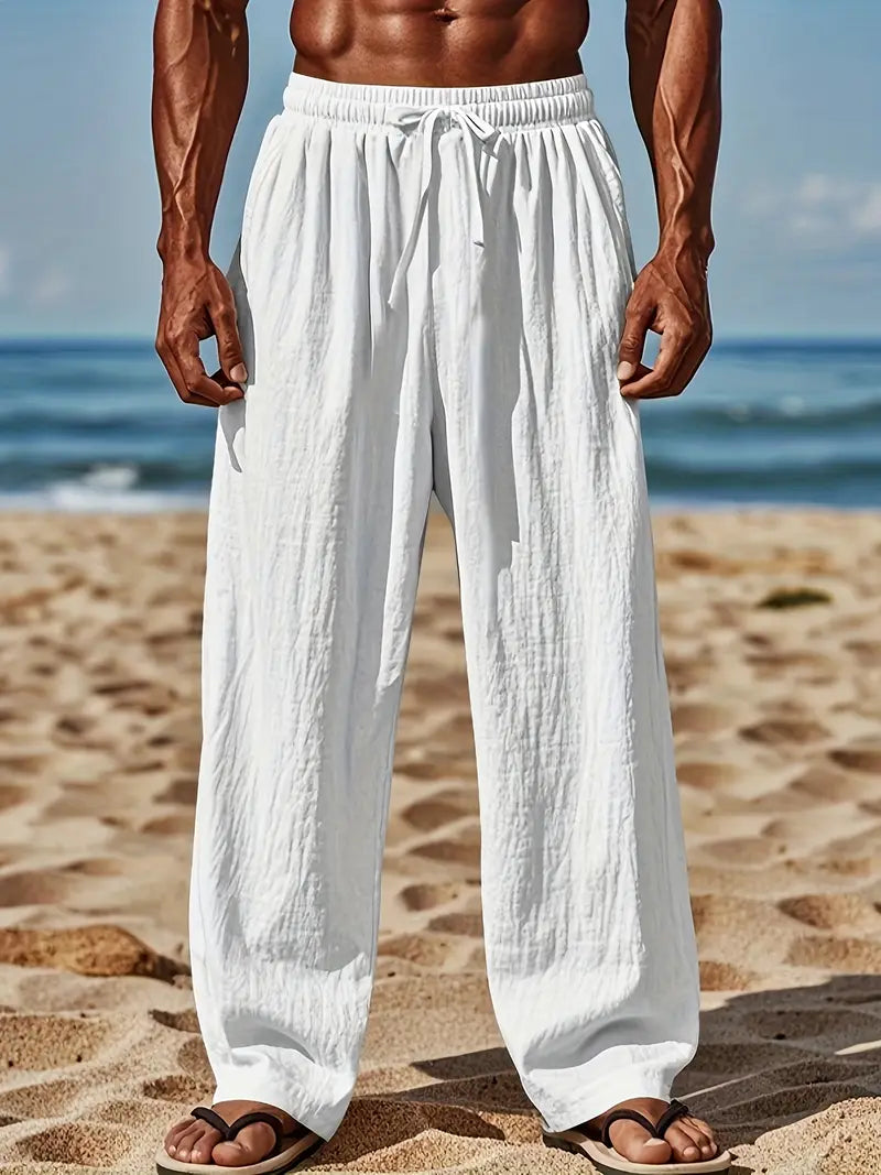 Lucas™ | Elegante Linnen Zomerbroek