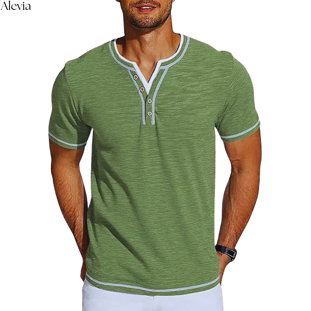 Dennis™ | Stijlvolle T-shirt met V-hals