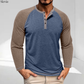 Dylan™ | Stijlvolle Longsleeve met Henley-hals