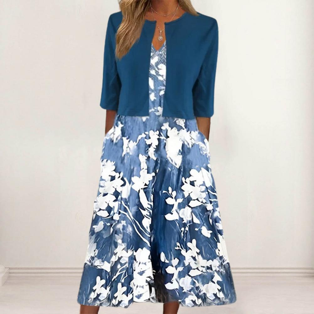 Candace™ | Elegante Bloemenjurk + GRATIS Zomervestje