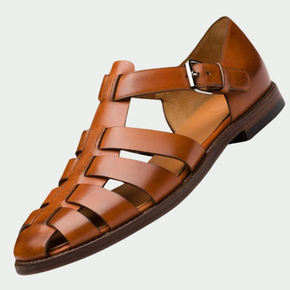Alevia™ | Premium Leren Sandalen voor Heren
