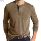 Jesse™ | Tijdloze Longsleeve met Knopen