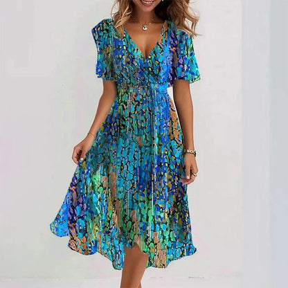 Grace ™ | Elegante jurk met korte mouwen
