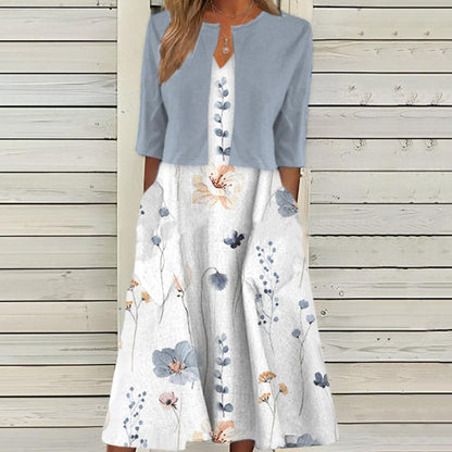 Candace™ | Elegante Bloemenjurk + GRATIS Zomervestje