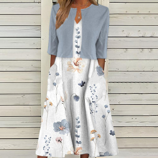 Candace™ | Elegante Bloemenjurk + GRATIS Zomervestje
