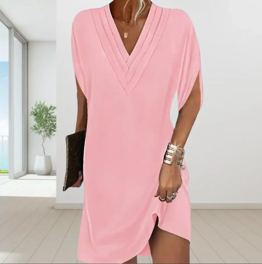 Claire™ | Elegante V-hals jurk