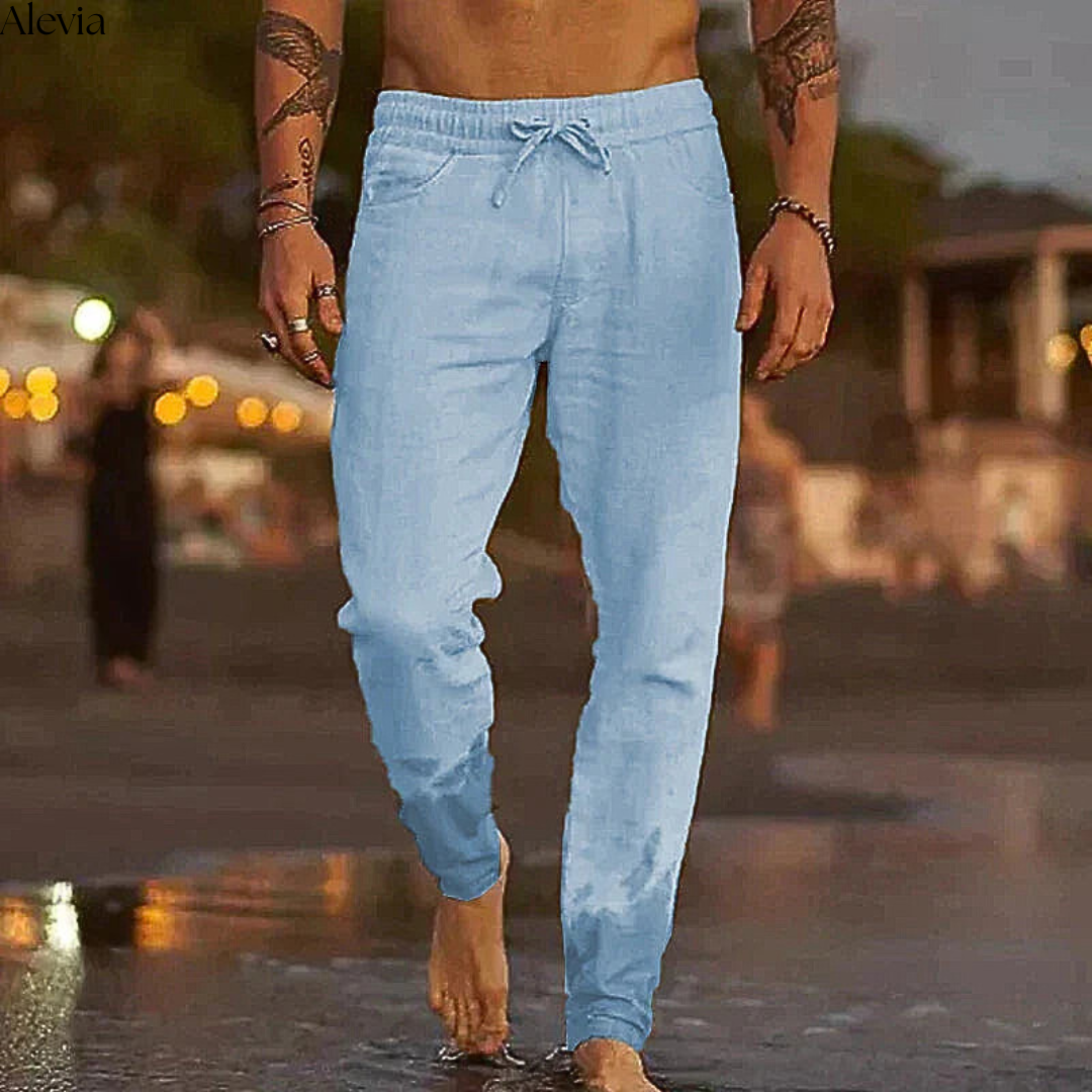 Roberto™ | Luchtige Linnen Broek