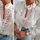Annie™ | Bloemenblouse met kant design