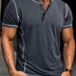 Lenoir™ | T-shirt à manches courtes boutonné