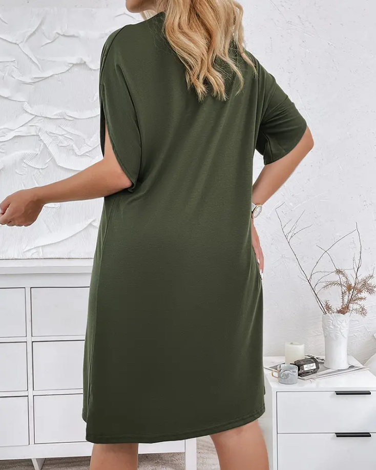 Claire™ | Elegante V-hals jurk