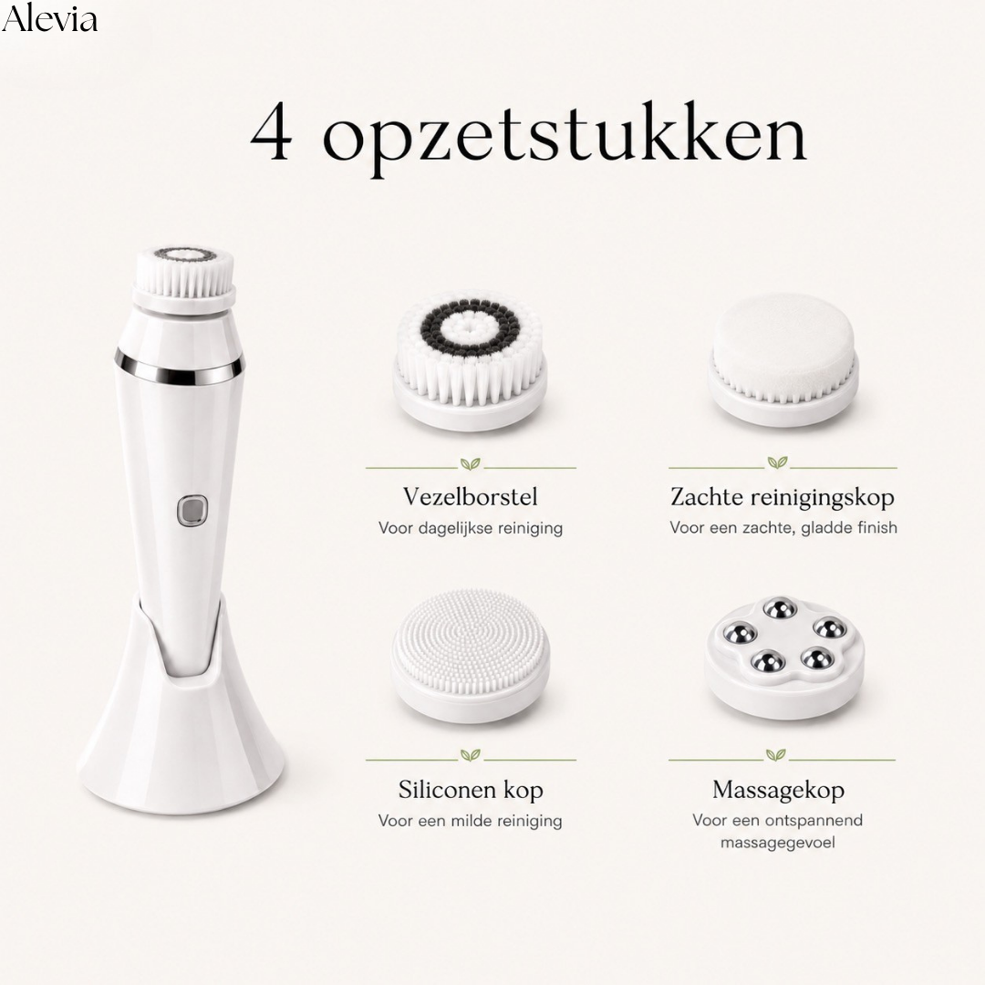 Alevia Pure™ | Elektrische Gezichtsreinigingsborstel