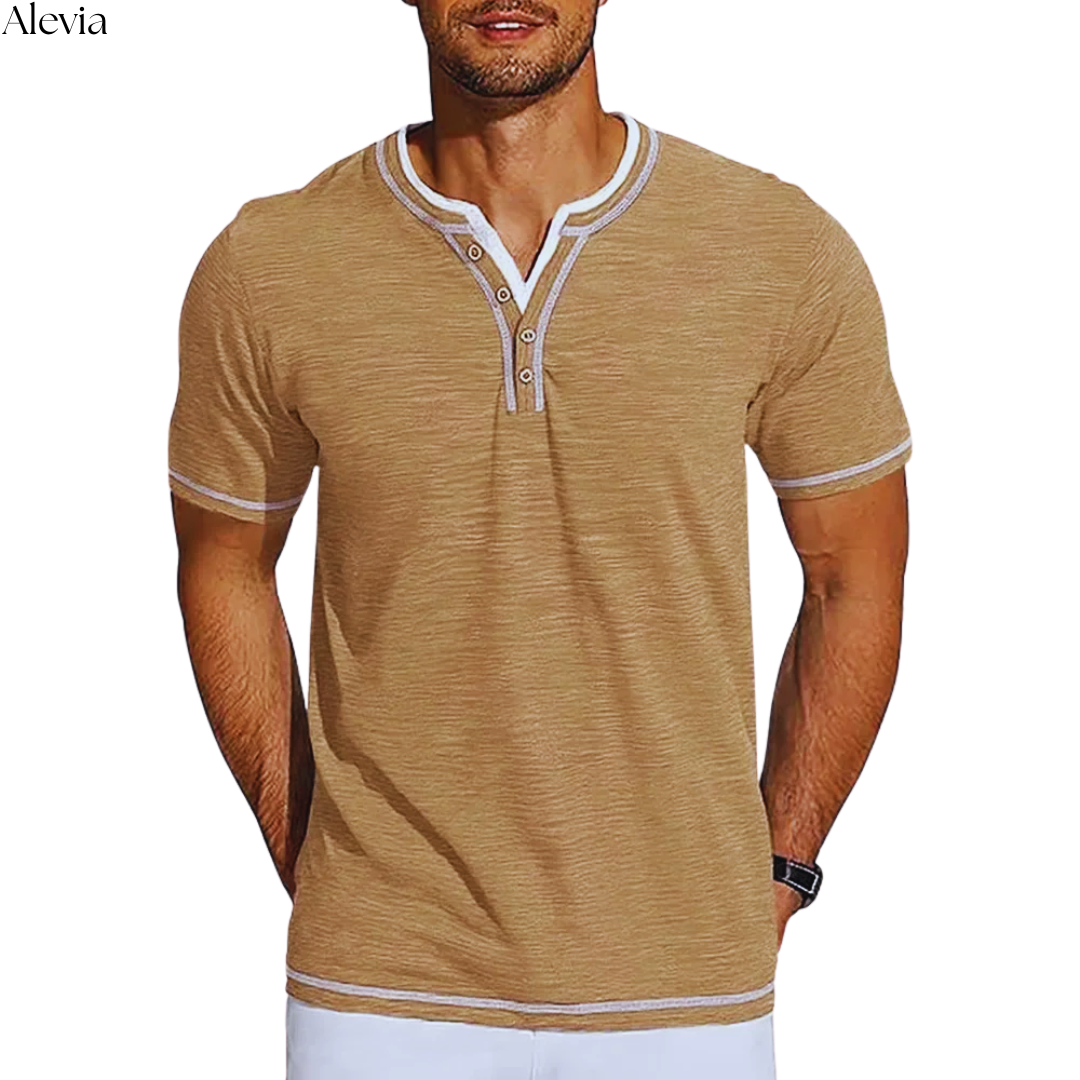 Dennis™ | Stijlvolle T-shirt met V-hals