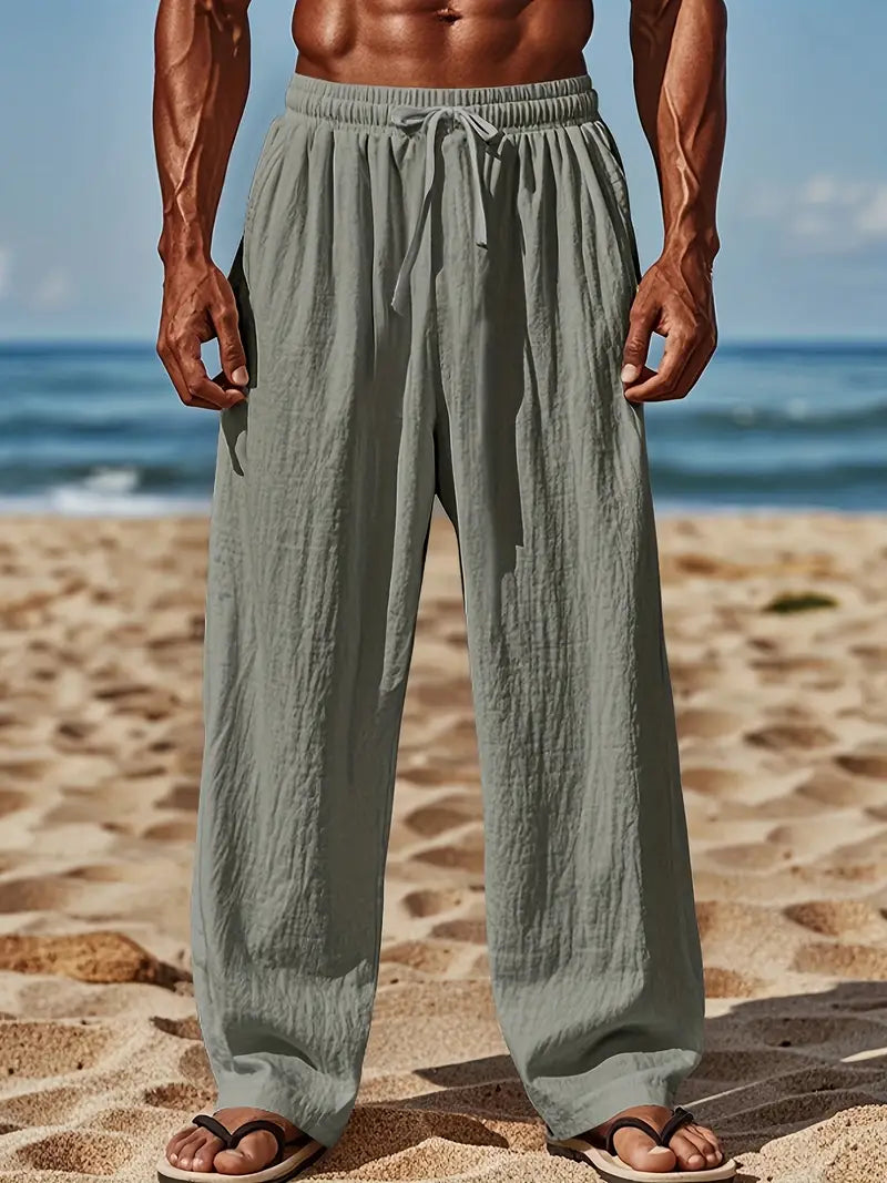 Lucas™ | Elegante Linnen Zomerbroek