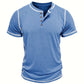 Lenoir™ | T-shirt à manches courtes boutonné