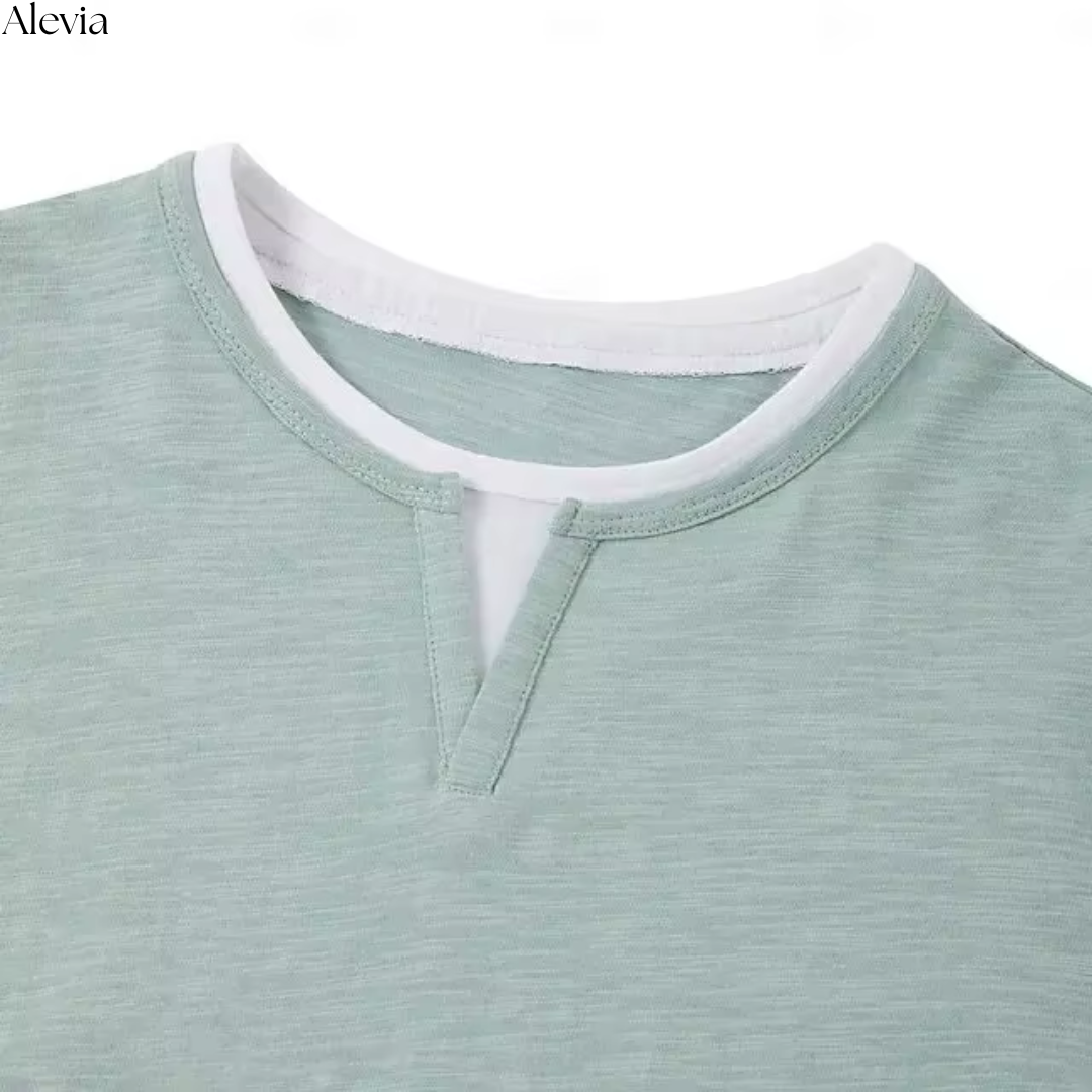 Joris™ | Gelaagd V-hals T-shirt