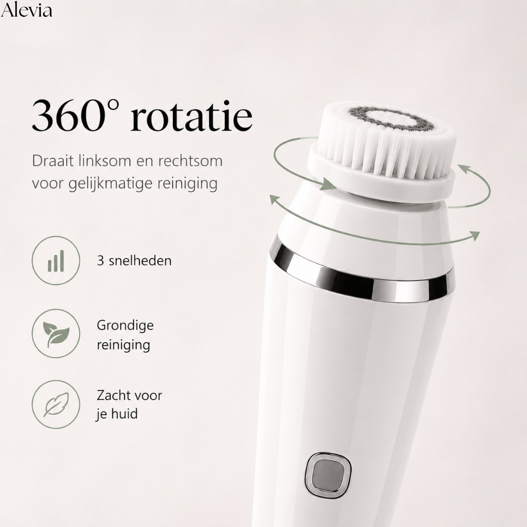 Alevia Pure™ | Elektrische Gezichtsreinigingsborstel