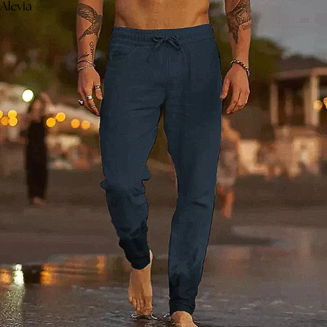 Roberto™ | Luchtige Linnen Broek