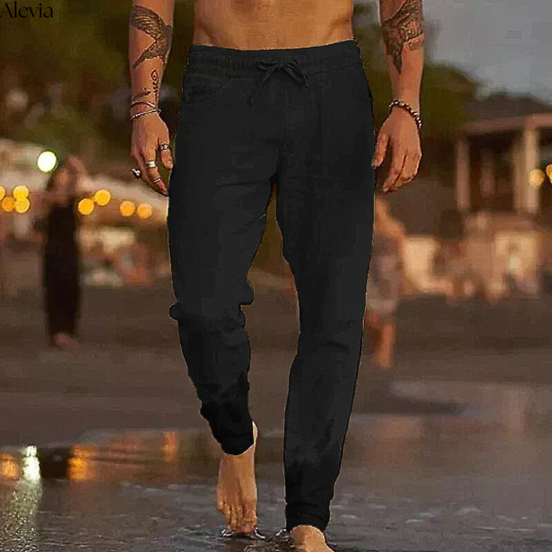 Roberto™ | Luchtige Linnen Broek