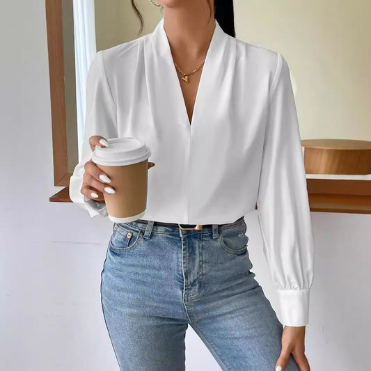 Charlotte™ | Elegante Lange Mouwen Blouse