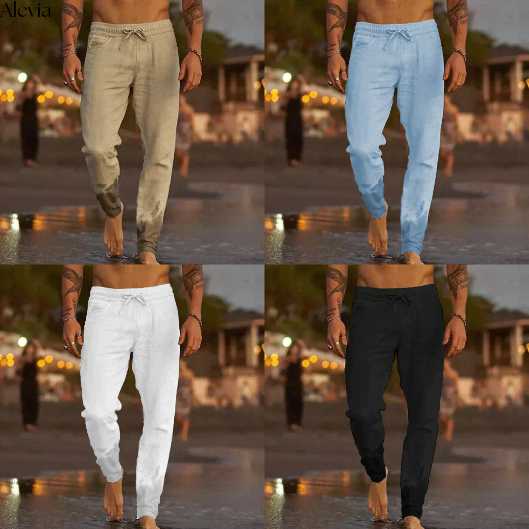 Roberto™ | Luchtige Linnen Broek