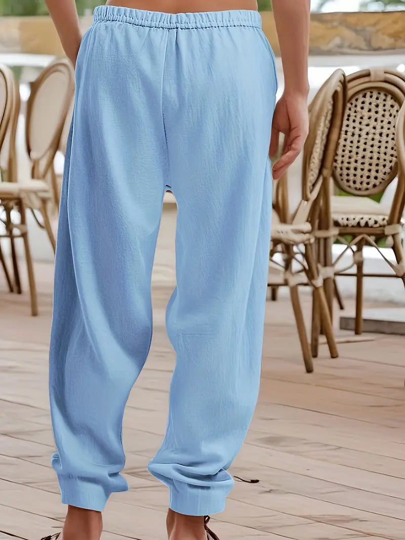 Lucas™ | Elegante Linnen Zomerbroek