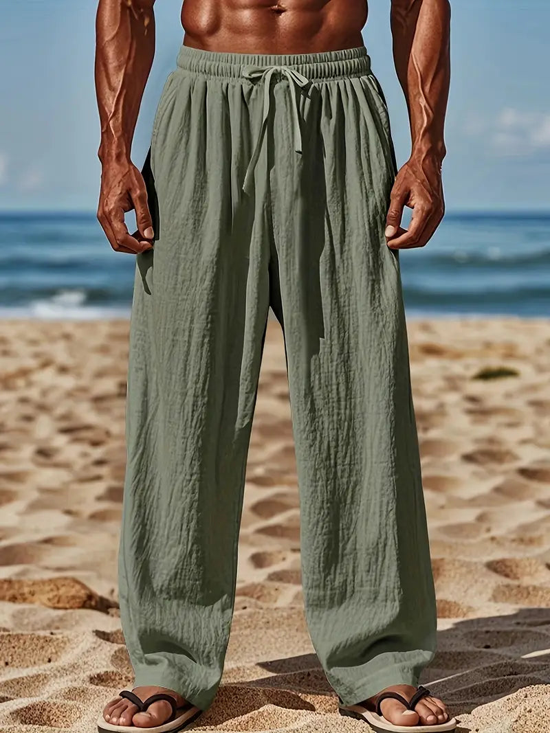 Lucas™ | Elegante Linnen Zomerbroek