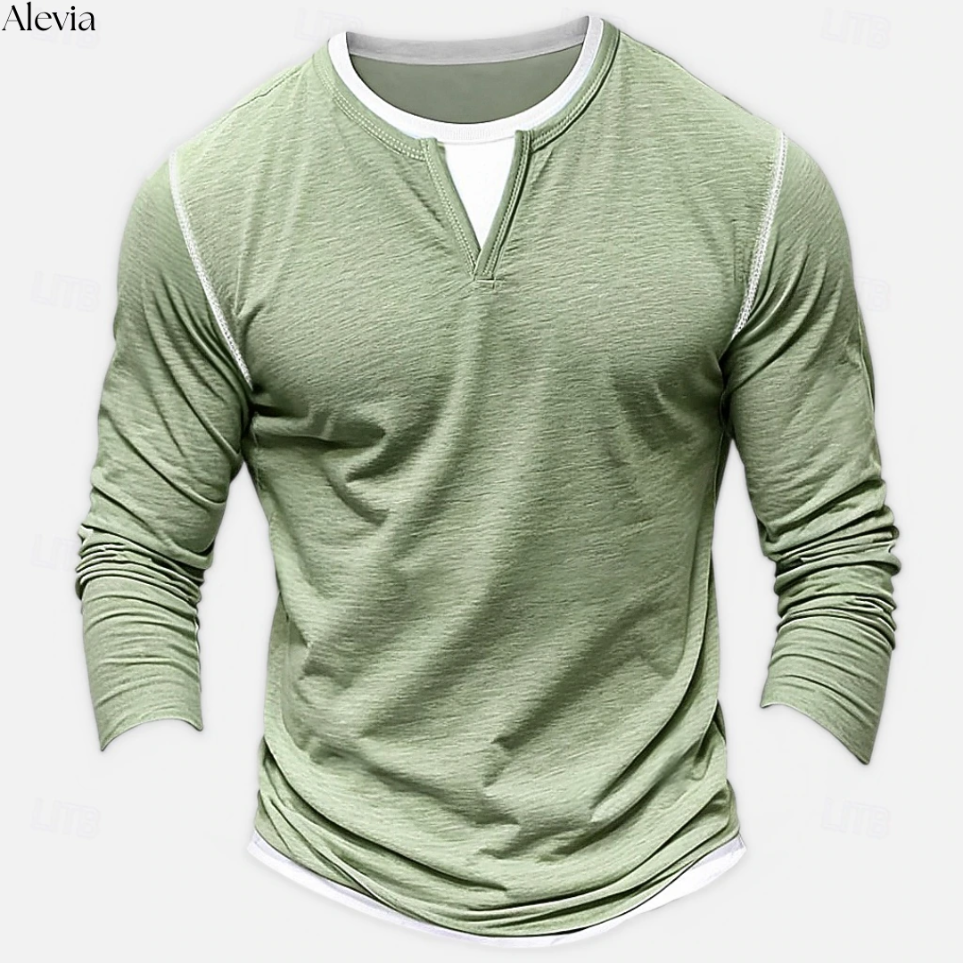 Joris™ | Gelaagd V-hals T-shirt