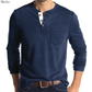 Jesse™ | Tijdloze Longsleeve met Knopen
