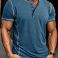 Lenoir™ | T-shirt à manches courtes boutonné