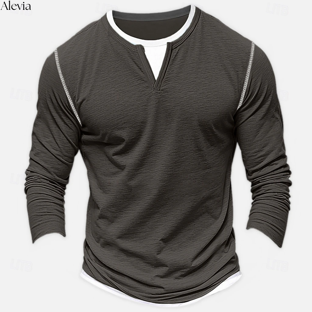 Joris™ | Gelaagd V-hals T-shirt
