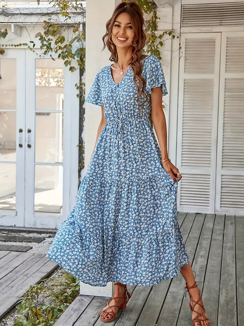 Anna™ | Vintage Bloemenjurk