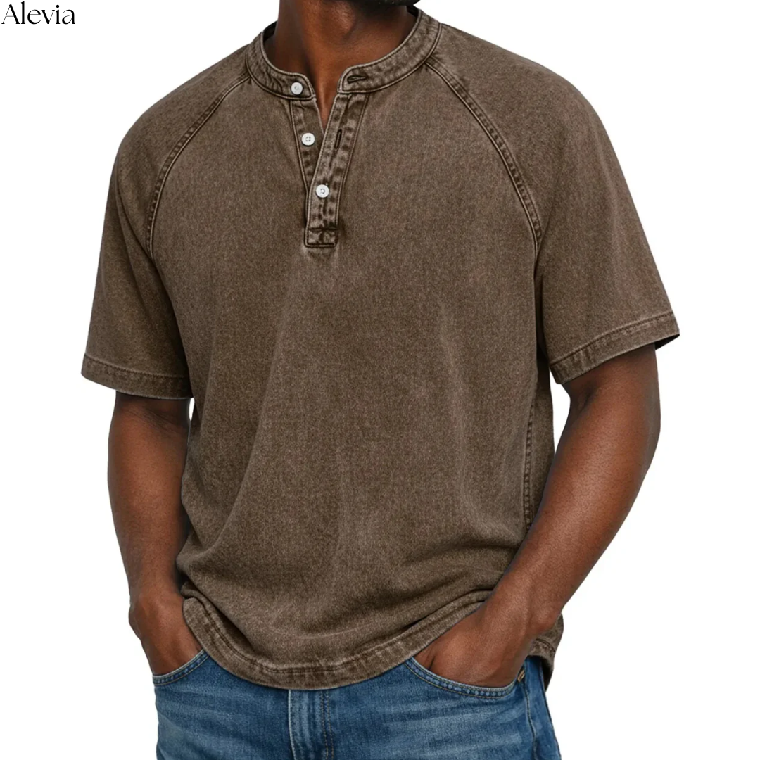 Paul™ | Vintage Henley-shirt