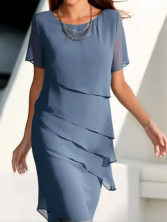Laura™ | Elegant gelaagde jurk