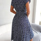 Lisa™  | Elegante Bloemen Midi-Jurk