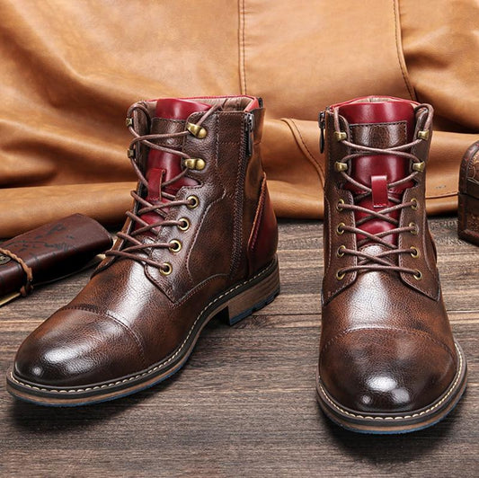 Atlas™ | Premium Lederen Oxford Laarzen