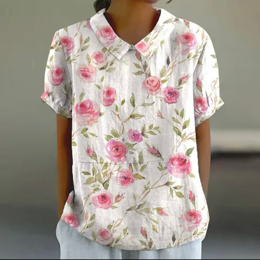Karla™ | Bloemige Elegante Blouse